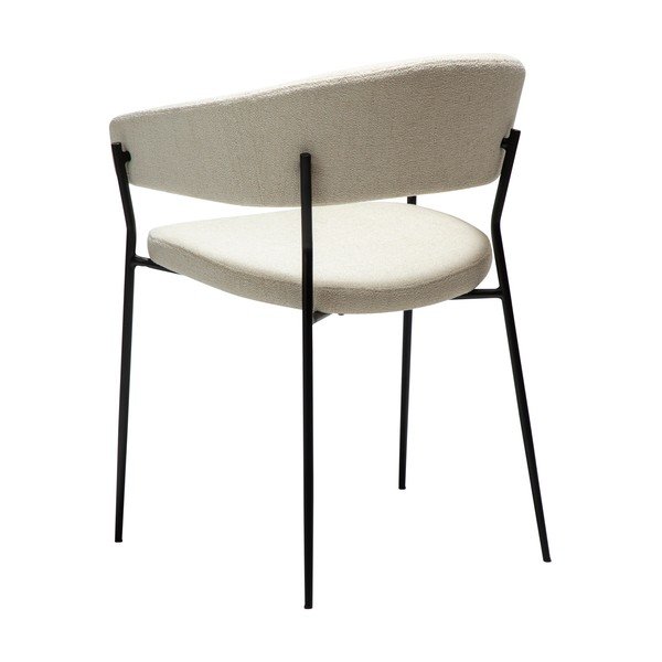 Sedia da pranzo beige con braccioli Reboot – DAN-FORM Denmark-image-3