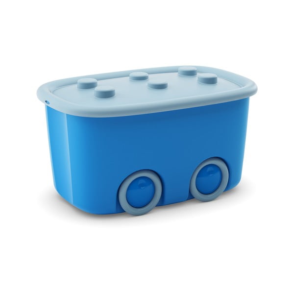 Scatola per bambini azzurra in plastica 58x39x32 cm Funny Box – KIS