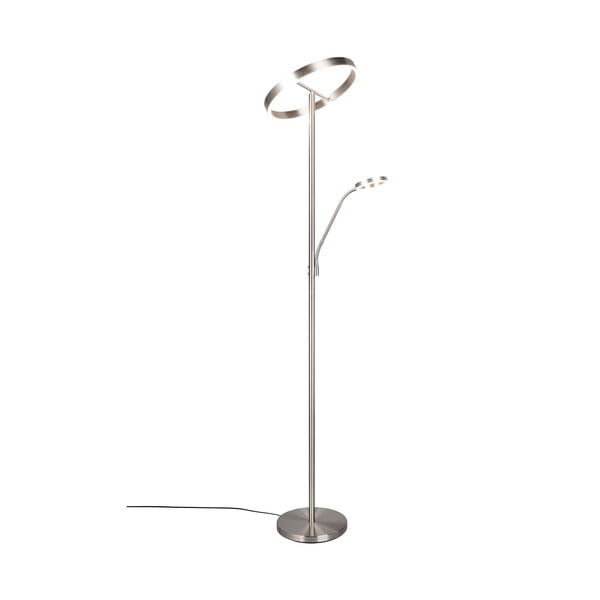 Lampada da terra a LED in argento (altezza 180 cm) Willis - Trio