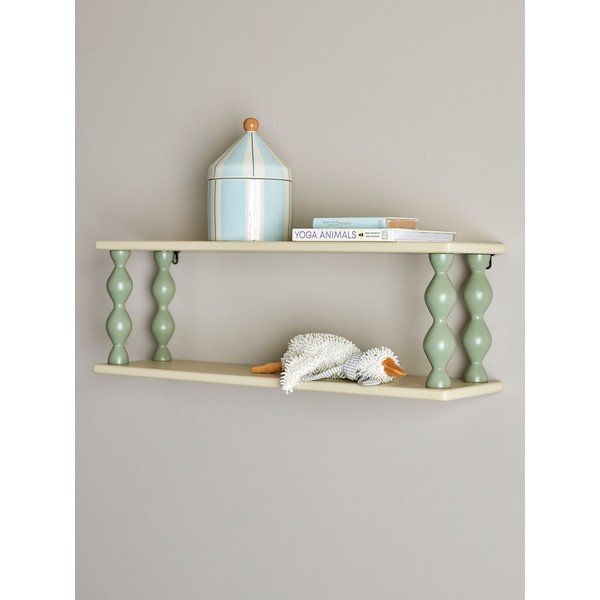Mensola per bambini beige con ripiani multipli 80 cm Bibiola – Bloomingville Mini-image-1