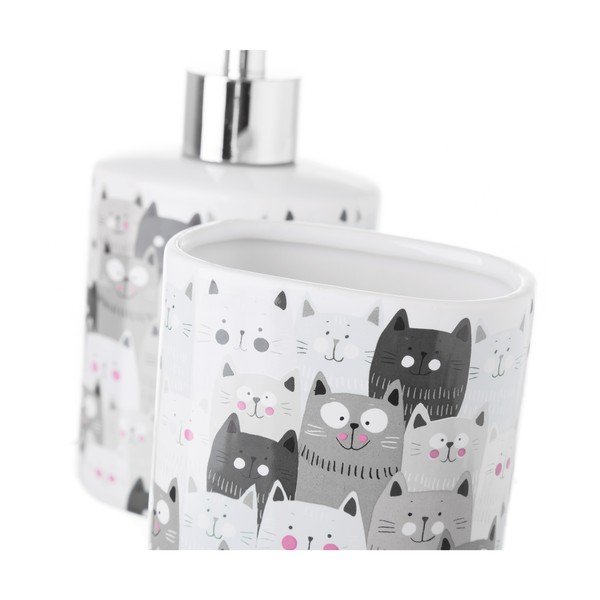 Set di accessori da bagno in ceramica Gatos - Casa Selección-image-2