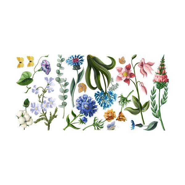 Set di adesivi murali Wildflowers - Ambiance-image-1