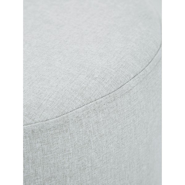 Pouf grigio chiaro Mara - Westwing Collection-image-1