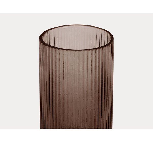 Vaso in vetro marrone Allure Straight - PT LIVING-image-4