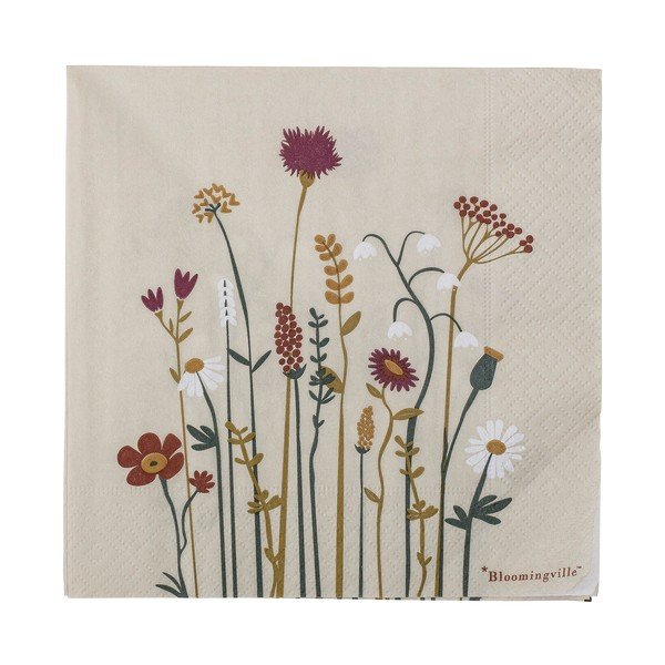 Set di tovaglioli in carta 20 pz 33x33 cm Paige – Bloomingville