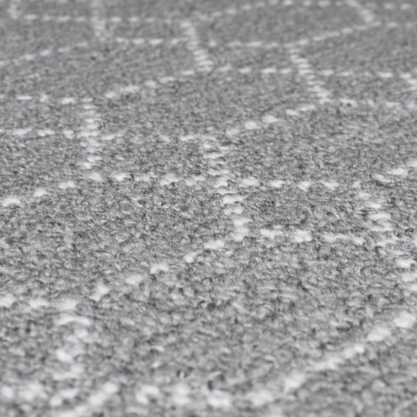 Runner lavabile grigio chiaro 57x230 cm Argyll - Flair Rugs-image-3