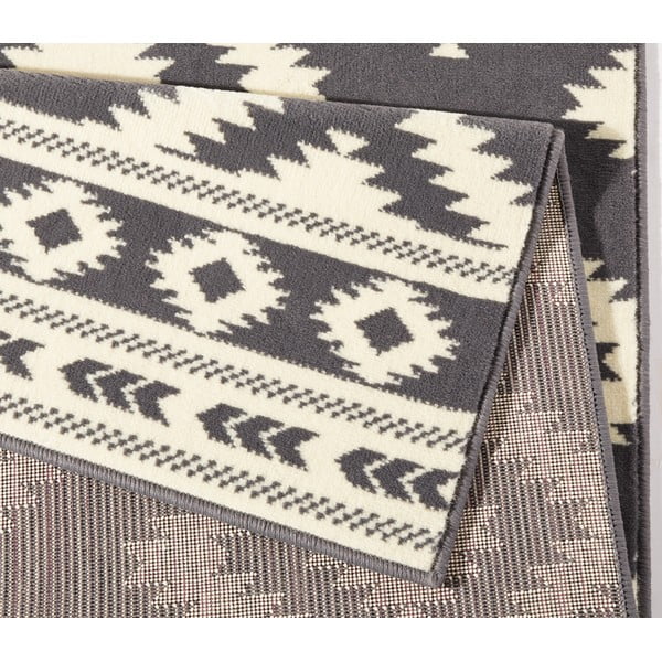 Runner grigio e crema Gloria , 80 x 300 cm Ethno - Hanse Home-image-1