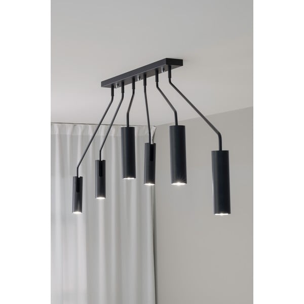 Lampada da soffitto nera con paralume in metallo 192 cm Ramus - Markslöjd-image-1