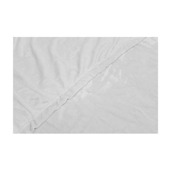Lenzuolo in micropush bianco, 180 x 200 cm - My House-image-1