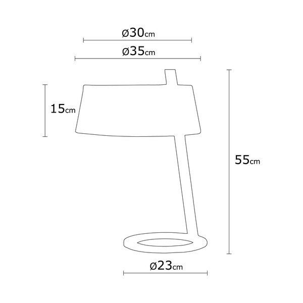 Lampada da tavolo crema Way Surf - Homemania Decor-image-2