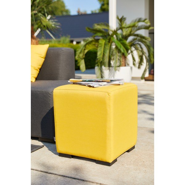 Pouf da giardino giallo Alex - Hartman-image-3