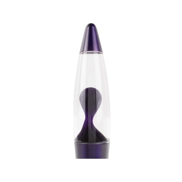 Lava lamp viola in vetro (altezza totale 35,5 cm) Funky Rocket Lava – Leitmotiv-image-3