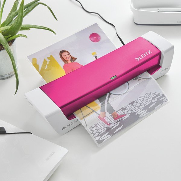 Laminatore per ufficio domestico rosa, A4 iLam Home Office - Leitz-image-1