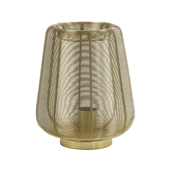 Lampada da tavolo color oro (altezza 26 cm) Adeta - Light & Living