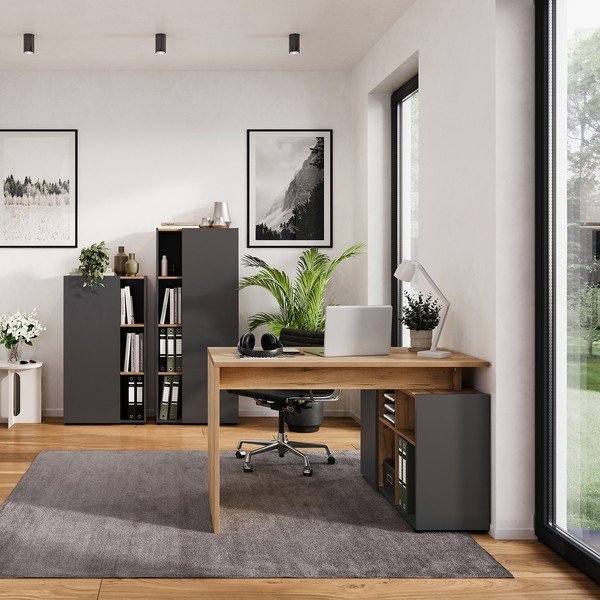 Set da ufficio angolare 90x120 cm Adrano - Germania-image-1