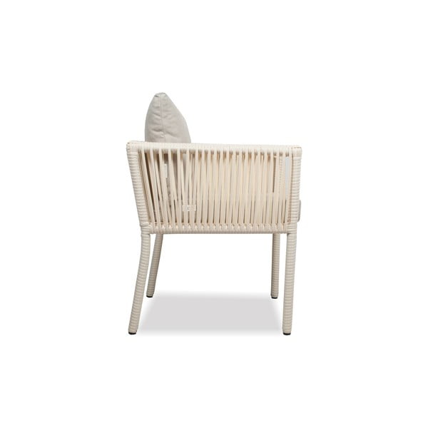 Set da pranzo da giardino in rattan beige per 8 persone Vera 200 - Floriane Garden-image-3