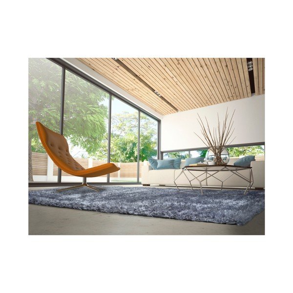 Tappeto blu Aloe Liso, 160 x 230 cm - Universal-image-1