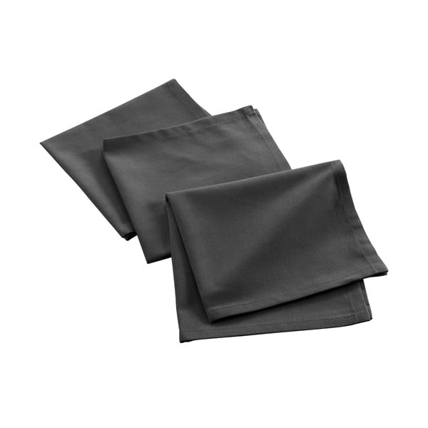 Set di tovaglioli in tessuto 3 pz 40x40 cm Mistral – douceur d'intérieur