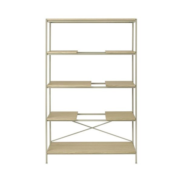 Scaffale di colore naturale con effetto rovere 105x170x40 cm Sukoya – Blomus