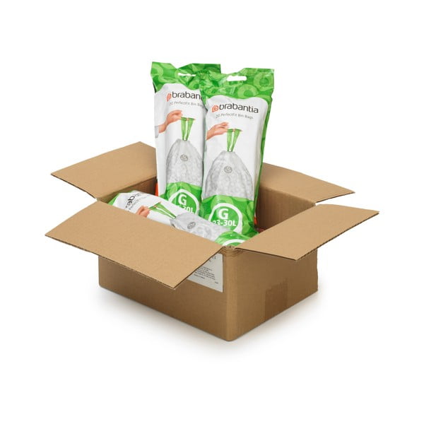 Sacchi per rifiuti in set da 120 pezzi 30 l PerfectFit G - Brabantia-image-1