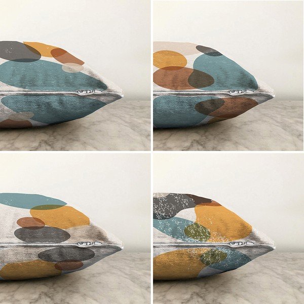 Set di 4 federe Stones, 55 x 55 cm - Minimalist Cushion Covers-image-1