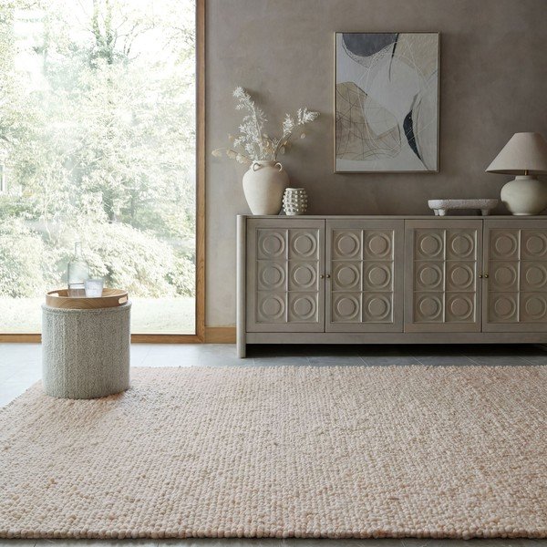 Tappeto color crema tessuto a mano 200x290 cm Finley – Flair Rugs-image-1