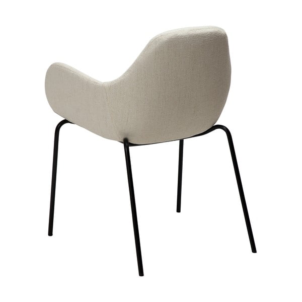 Poltrona crema in tessuto bouclé Zimmer - DAN-FORM Denmark-image-3