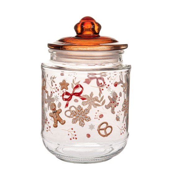 Contenitore per alimenti in vetro Gingerbread – Dakls