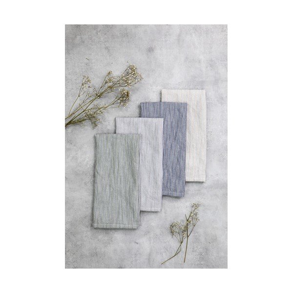 Strofinacci in lino e cotone in set da 2 50x70 cm Lina Stripe - Ladelle-image-1