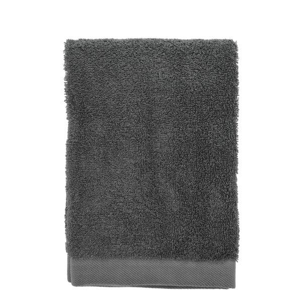 Asciugamano tipo terry grigio scuro in cotone 50x100 cm Comfort – Södahl
