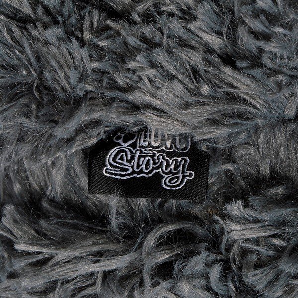 Letto per cani grigio scuro ø 95 cm - Love Story-image-3