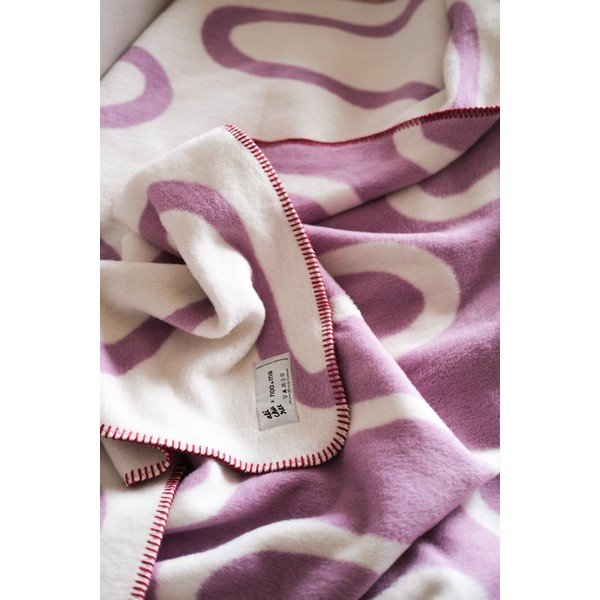 Coperta rosa 150x200 cm Swirl – noo.ma-image-3