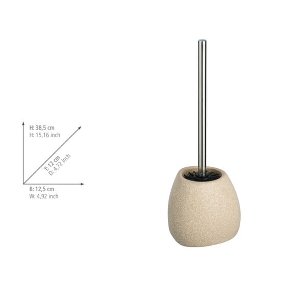 Scopino in ceramica beige Pion - Wenko-image-3