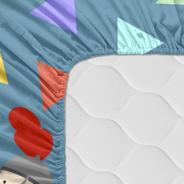 Lenzuolo di cotone elastico, 70 x 140 cm Knight - Mr. Fox-image-1