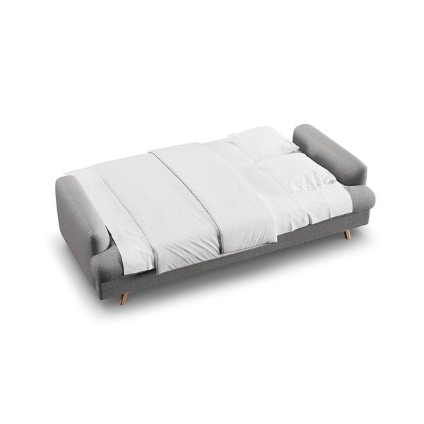 Divano grigio allungabile/con contenitore 233 cm Naomi – Micadoni -image-3