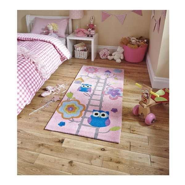 Tappeto per bambini Kiddo Pinkie, 70 x 140 cm Hong Kong - Think Rugs-image-1