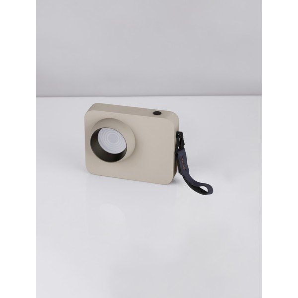Lampada da tavolo LED beige in metallo con intensità regolabile (altezza totale 11 cm) Kedros – Nova Luce-image-3