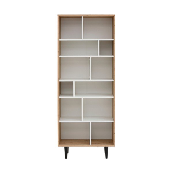 Libreria bianca in rovere 70x176 cm Legro - Støraa