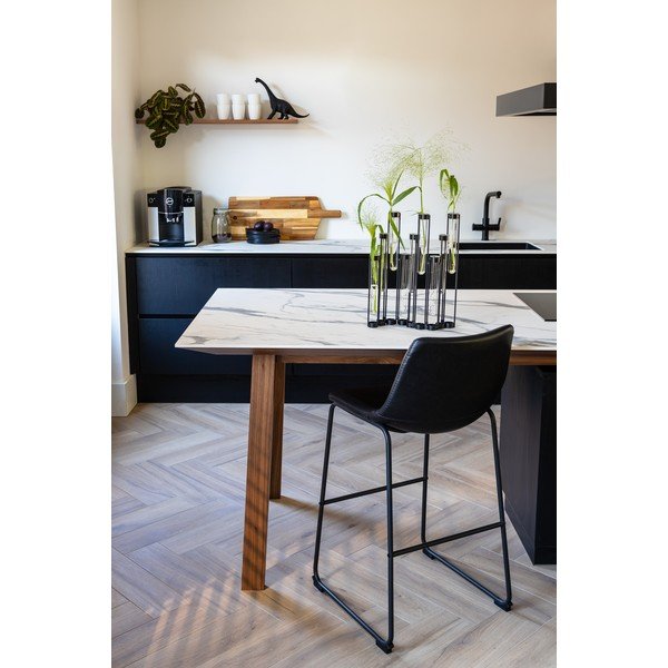 Sgabello bar nero 99 cm Jeddo - Light & Living-image-1