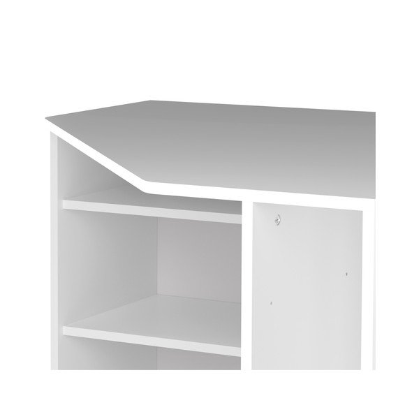 Piano del tavolo da lavoro angolare bianco - TemaHome-image-2