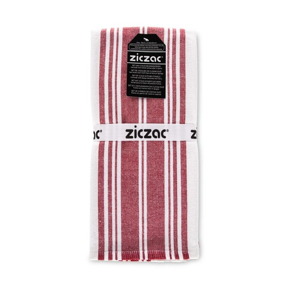 Set di 3 asciugamani 50x76 cm Duo Stripe - ZicZac