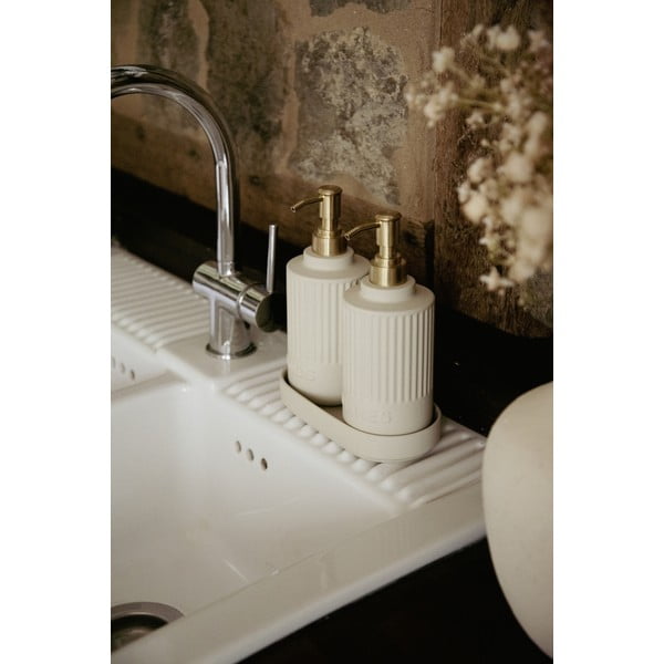 Supporto per detersivo color crema in ceramica Heidi – Wenko-image-1