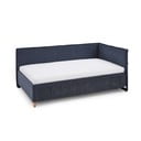 Letto da bambini con sponde blu scuro imbottito con contenitore con rete inclusa 140x200 cm Fun – Meise Möbel