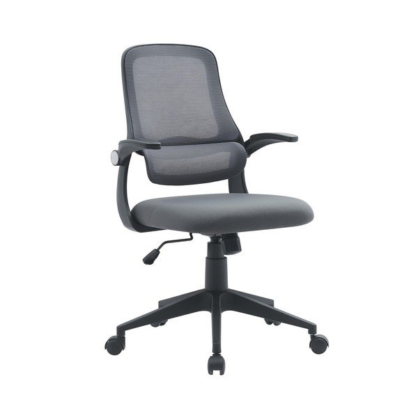 Sedia da ufficio grigia in imbottito Gilmore – Yes Everyday