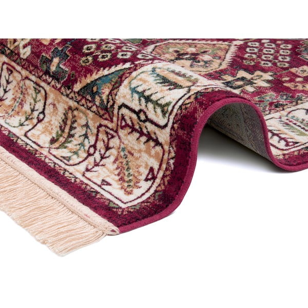 Tappeto rosso in misto cotone , 195 x 300 cm Naveh - Nouristan-image-2