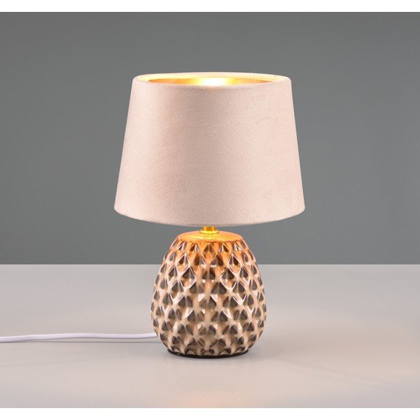 Lampada da tavolo beige (altezza 27 cm) Ariana - Reality-image-1