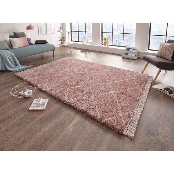 Tappeto rosa 160x230 cm Bertha - Hanse Home-image-1