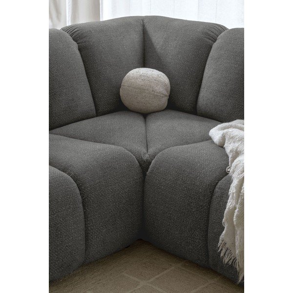 Divano angolare grigio (con penisola a sinistra/a U) Shell – Miuform-image-4