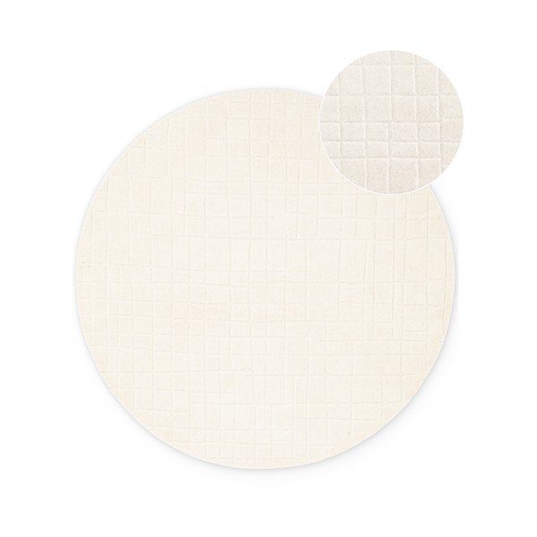 Tappeto rotondo color crema in lana ø 160 cm Kenso – Villeroy&Boch