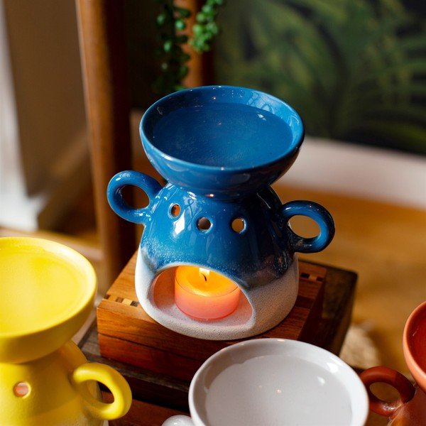 Lampada per aromaterapia blu Bohemian Home Mojave - Sass & Belle-image-1